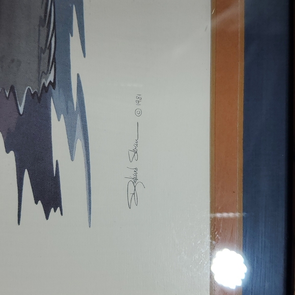 Vintage Richard Sloan Duck Print Framed - Picture 2 of 6